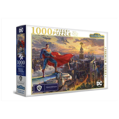 1000pc Harlington Thomas Kinkade Puzzle DC Comics Superman 8yrs