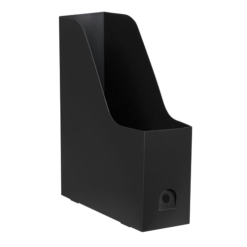 2pc Marbig 32cm Magazine Holder PP Storage - Black