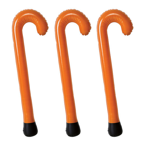 3PK 100 Days Of Prep Costume Accessory Unisex Kids Inflatable Walking Cane