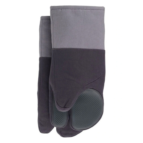 Joseph Joseph Pinch Cotton/Silicone Oven Gloves Mitt Pair Grey