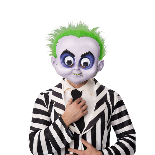 Beetlejuice Googly Eyes Plastic Face Mask Costume Accessory