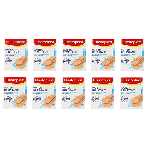 100pc Elastoplast Water Resistant Plasters Wound Bandage