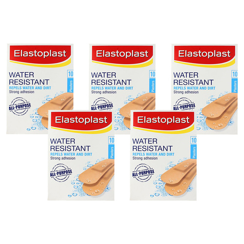 50pc Elastoplast Water Resistant Plasters Wound Bandage