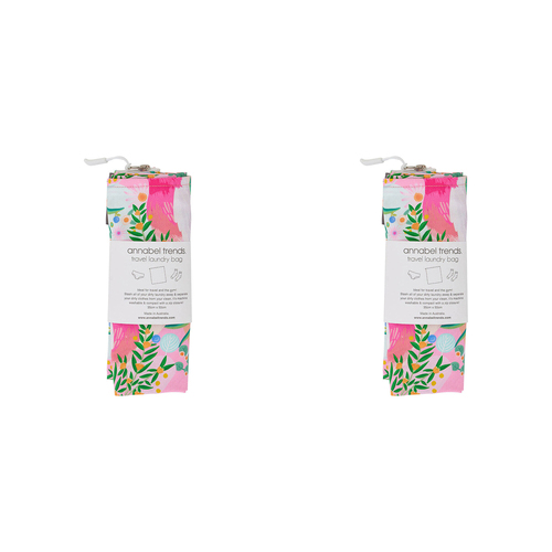 2PK Annabel Trends Cotton Laundry Bag 35x50cm - Galah