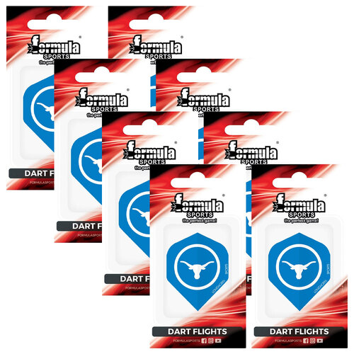 8x 3pc Formula Sports Longhorn Dart Flights Standard Set