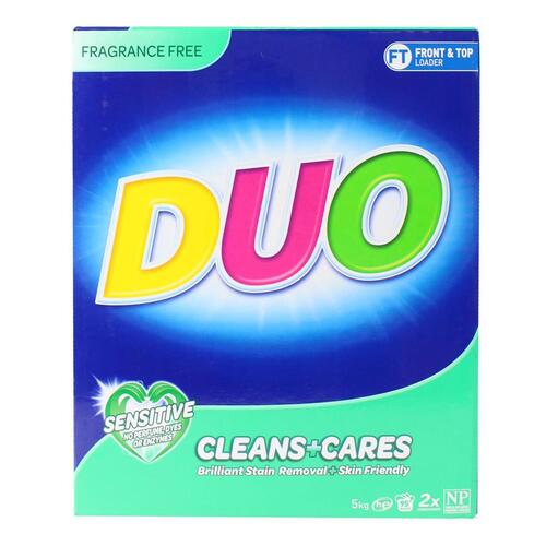 Duo Fragrance Free Sensitive Cares For Skin Hypoallergenic Formula 5kg