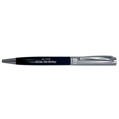 Gibson Gifts 60th Birthday Pen Writing Ballpoint Stationery