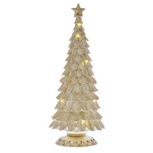 Gibson Gifts LED Xmas Tree Large Home Decor 41x16cm - Gold