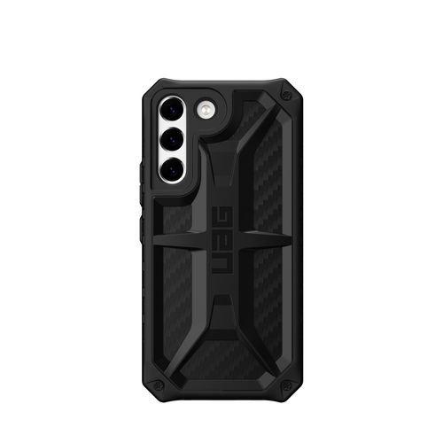 Urban Armour Gear Monarch Case For Samsung Galaxy S22 - Carbon Fiber