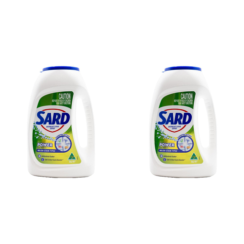 2PK Sard Power Stain Remover Laundry Detergent Powder 2kg Eucalyptus