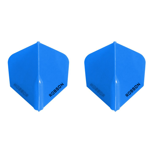 2x 3pc Robson Plus Dart Flights F Shape Accessory Set - Blue