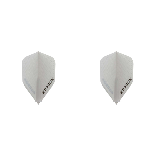 2PK Robson Dimpled Plus Dart Flight Standard Accessory - White