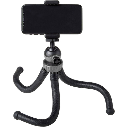 Celly Flexible Tripod For DSLR Plastic Camera Holder 31cm - Black