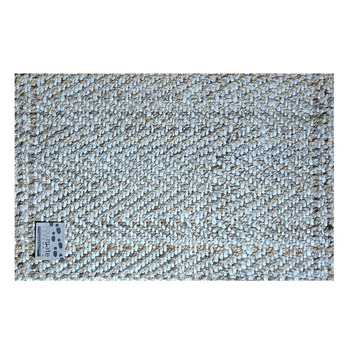 Solemate Jute 2 Tone Zig Zag 45x75cm Outdoor Doormat