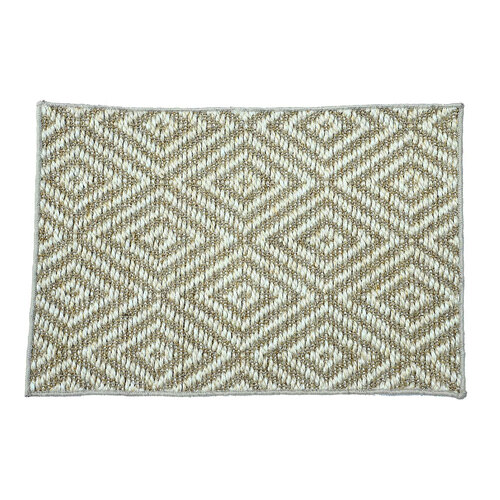 Solemate Latex Sisal 2 Tone Diamond 60x90cm Outdoor Doormat