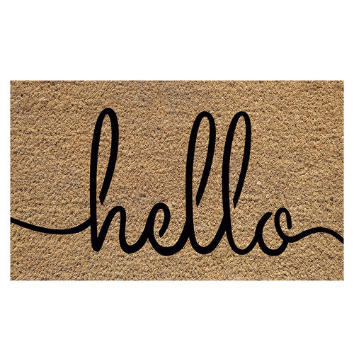 Solemate Hello Mat 50x80cm Hello Black