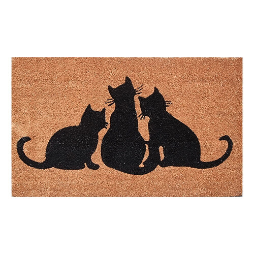 Solemate Latex Cats 45x75cm Outdoor Doormat