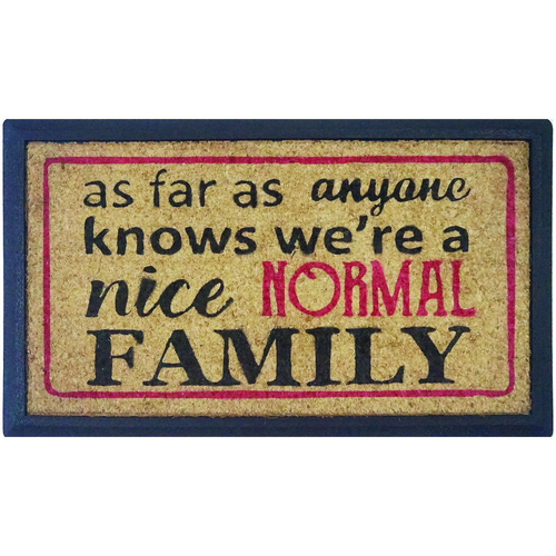 Solemate Rubber-Coir Normal Family 40x70cm Outdoor Doormat 