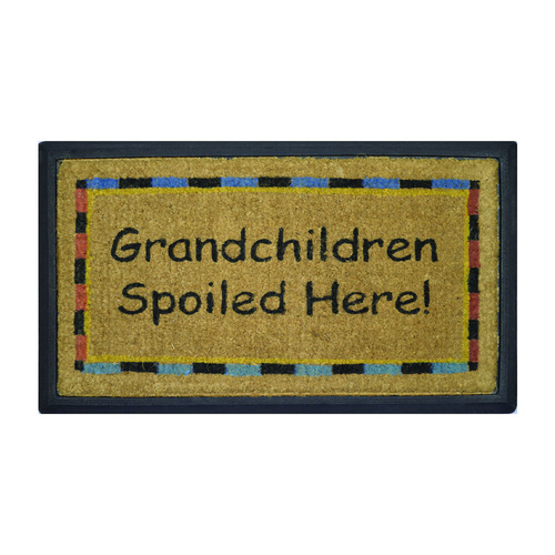 Solemate Rubber-Coir Spoiled Grandchildren 40x70 Outdoor Doormat 