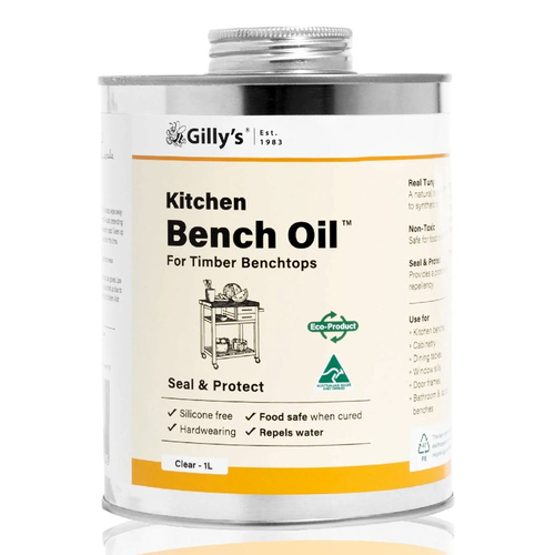 Gilly's 1L Food Safe Timber Kitchen Bench Top Oil