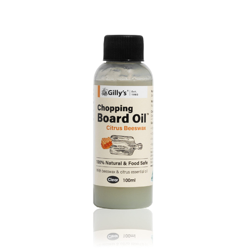 Gilly's Natural Chopping Board Oil Citrus Beeswax 100ml 