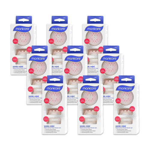 27pc Manicare Sonic Mini Facial Cleanser Replacement Brush Head