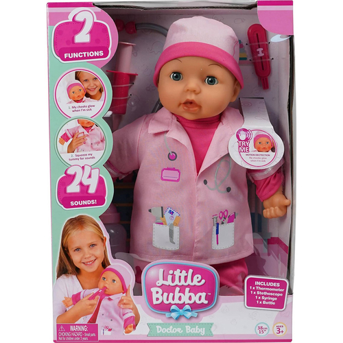 Little Bubba Doctor Doll Kids/Children Toy - Pink 18m+