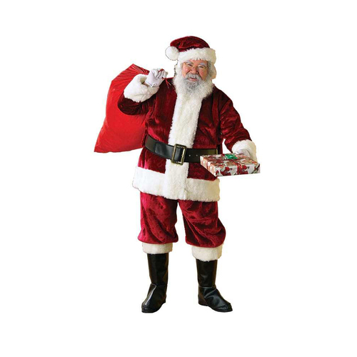 Rubies Santa Suit Crimson Regency Deluxe Costume Party Dress-Up - Size Standard