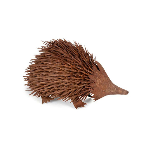 Echidna Rust 43cm Animal Ornament Garden Decor - Large