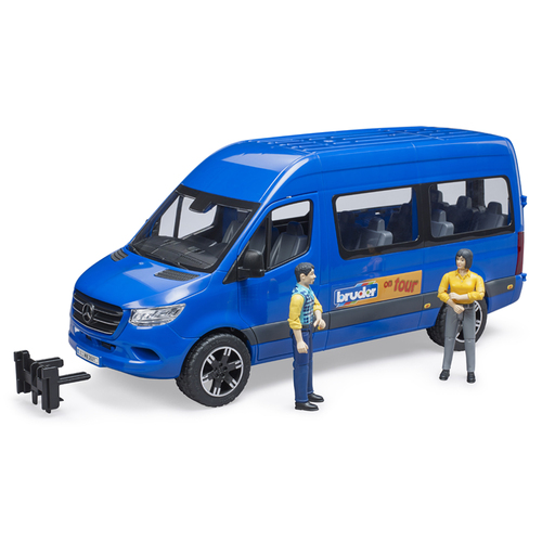 Bruder 1:16 MB Sprinter Transfer Mini-Bus and 2 Figures Set 4y+