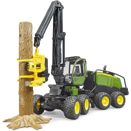 Bruder John Deere 1270G Logging Harvester with 1 Trunk 1:16 Kids Toy 4+