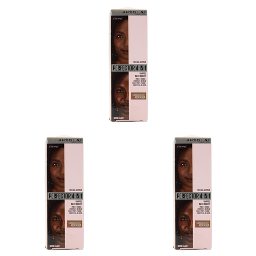 3PK Maybelline Perfector 4-in-1 BB Cream - 04 Medium Deep Shade