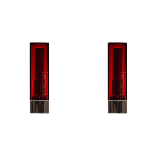 2PK Maybelline 4.2G Lipstick Colorsensational - Red Revolution 630