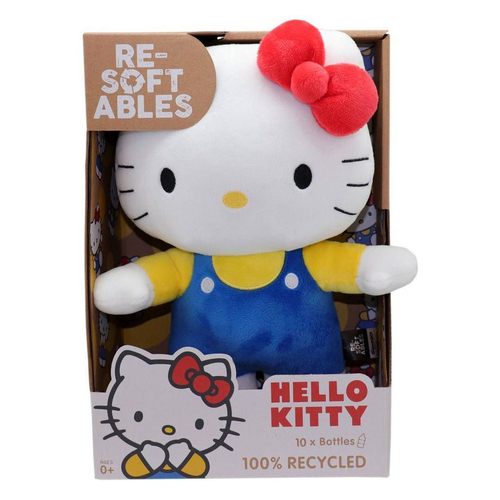 Resoftables Hello Kitty 10" Wave 2 Kids Soft Toy - Blue Overall 0m+