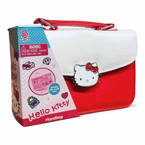 Hello Kitty Kids/Children Handbag 18x12cm - Red/White 3y+