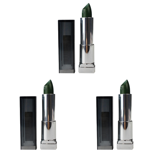 3PK Maybelline 4.2G Colorsensational Lipstick - Metallic 986 Serpentine