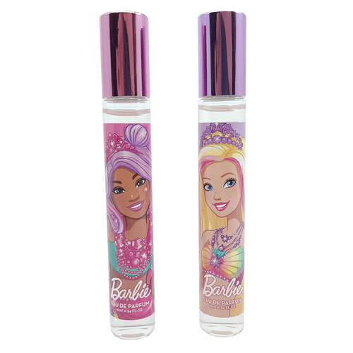 4pc Barbie EDP Fragrance Roller Ball Gift Set Mermaid 22 Kids 6y+