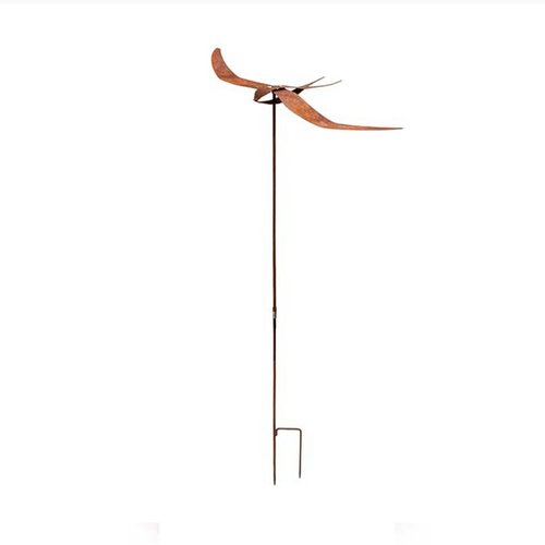 Steel 65cm Swallow Stake Home/Garden Decor Mild Rust