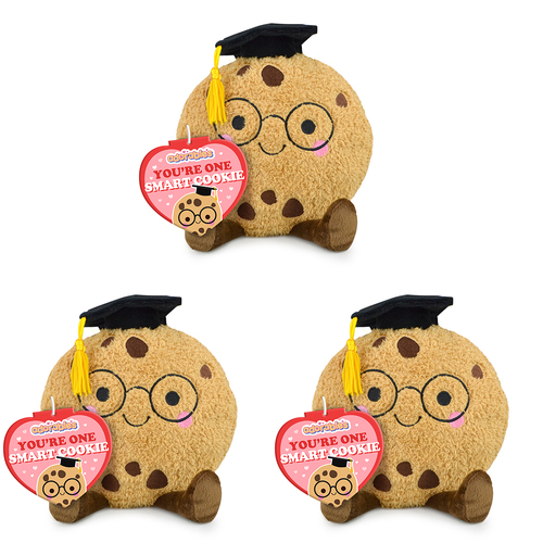 3PK Adorables Smart Cookie Plush Soft Stuffed Toy 17cm - Beige