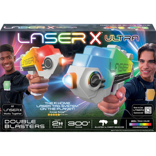 Laser X Ultra Double Blasters Kids/Children Play Toy 6y+