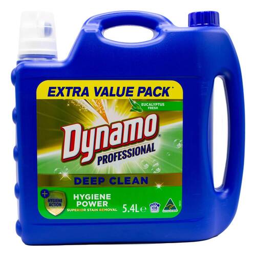 Dynamo Professional Deep Clean 7 in 1 Liquid Laundry Detergent Stain Remover 5.4L