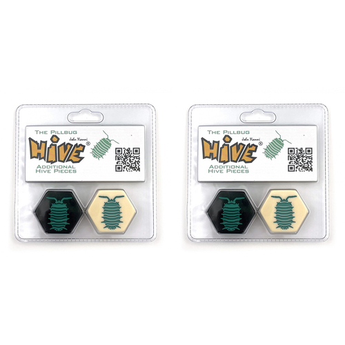 2x 2pc Gen42 Hive Pillbug Expansion Pieces Tile Game Set