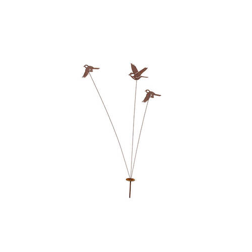 Bird Spray 124x22cm Home/Garden Outdoor Decor Rust - Assorted 