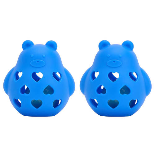 2PK Annabel Trends Silicone Roly Rattle Baby Toy - Bear