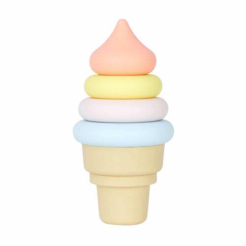 Annabel Trends Silicone Stackable Kids Sensory Toy 13.5 - Ice Cream