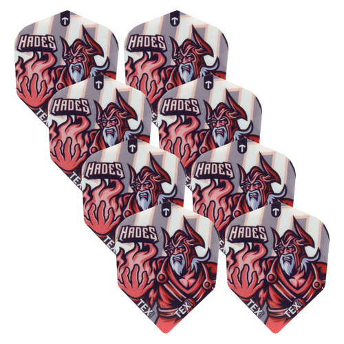 8PK Tex Darts Hades Flights Standard Tail/Wing Accessory