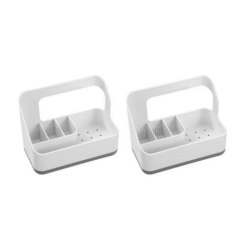 2PK Boxsweden 19x14cm Brite Sink Cleaning Utensil Organiser