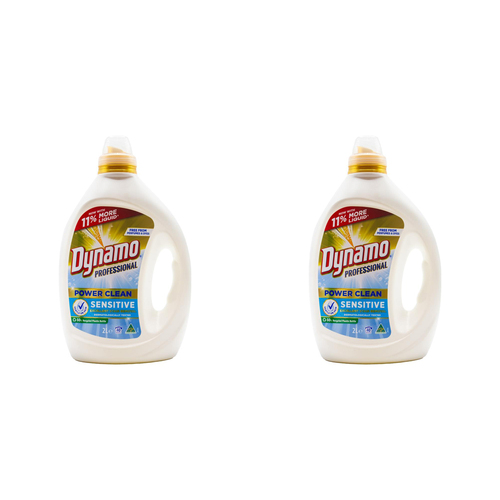 2PK Dynamo Professional Power Clean Liquid Laundry Detergent Sensitive 2L