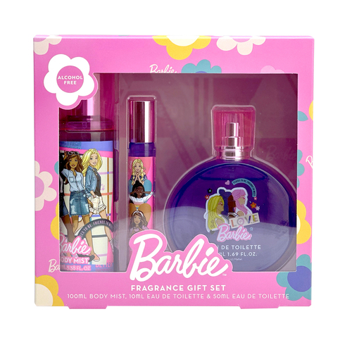 Barbie Bloom Range Kids Perfume Fragrance Gift Set 6y+