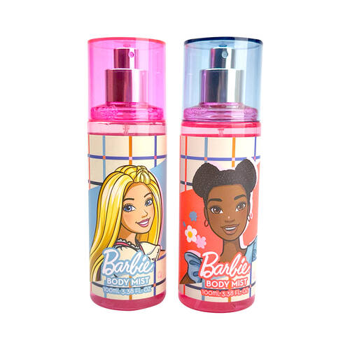 2PK Barbie Bloom Range 100ml Floral Scented Body Spray Mist